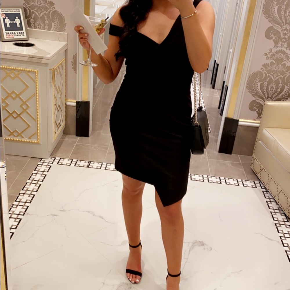 Black formal dress
